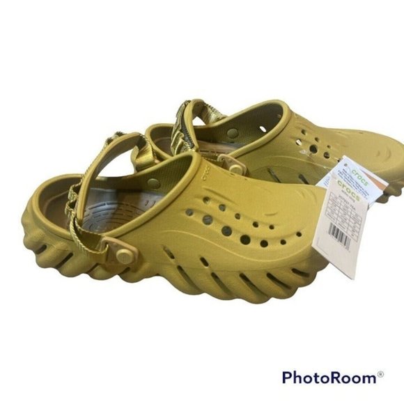 Crocs Classic Echo Clog Desert Grass MENS Size 10 WOMENS 12 NEW - Picture 3 of 7